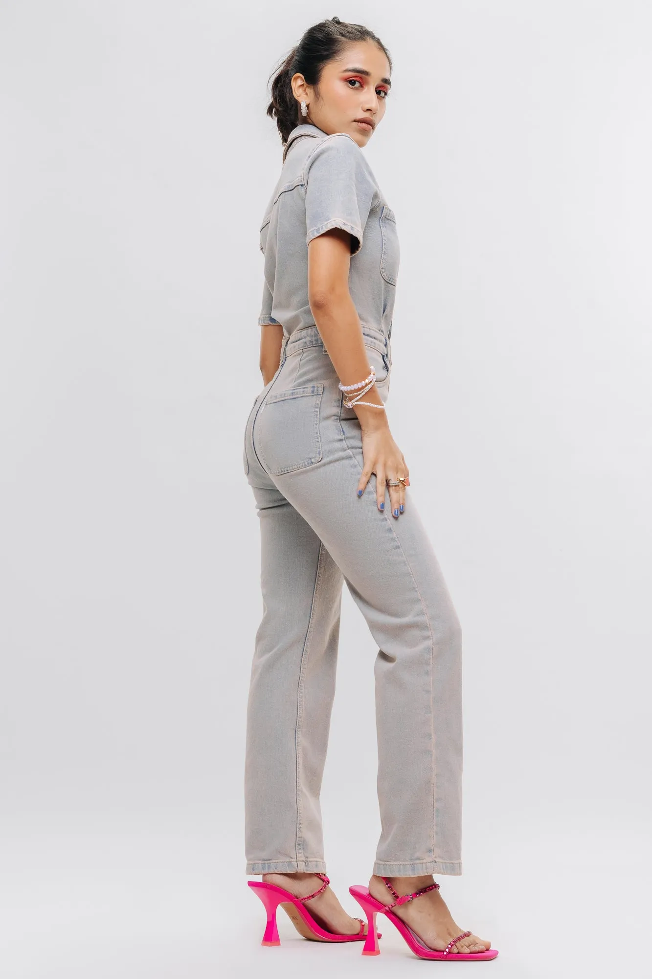 90's Tinted Stretch Jumpsuit