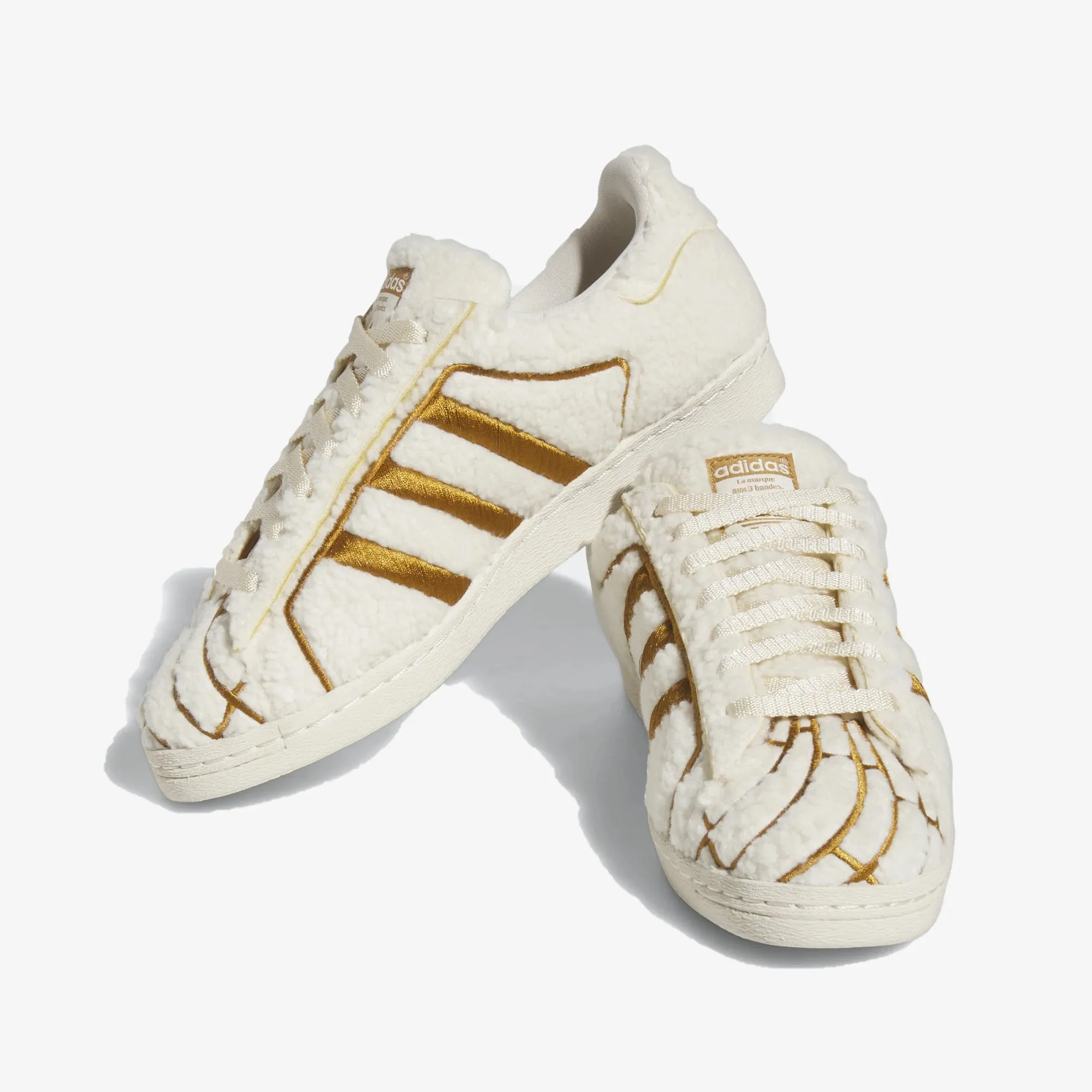 Adidas Originals | SUPERSTAR CONCHAS  { WONDER WHITE/CREAM WHITE