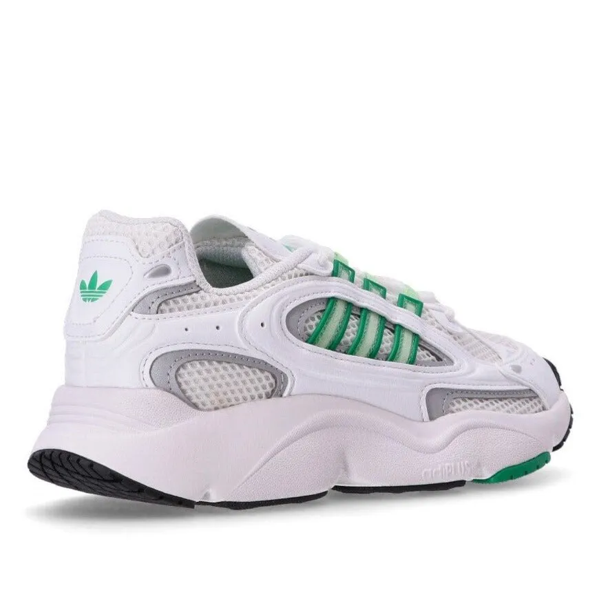 Adidas "Ozmillen W" Women's Sneakers - White/Green - Excluded from the Free Shipping offer.