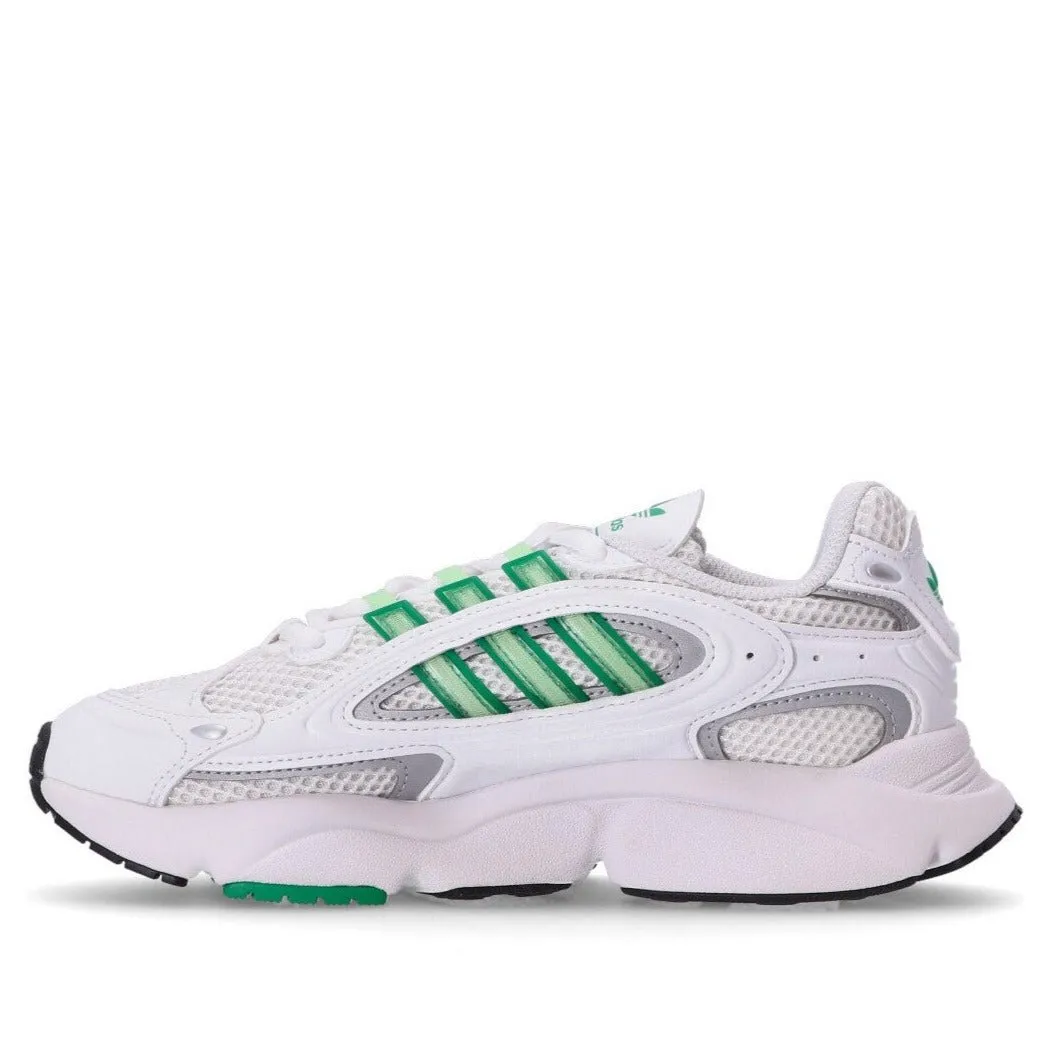 Adidas "Ozmillen W" Women's Sneakers - White/Green - Excluded from the Free Shipping offer.