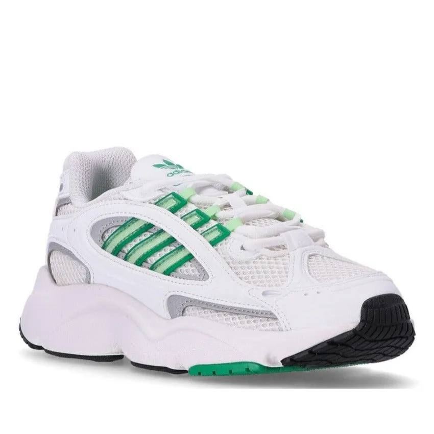 Adidas "Ozmillen W" Women's Sneakers - White/Green - Excluded from the Free Shipping offer.