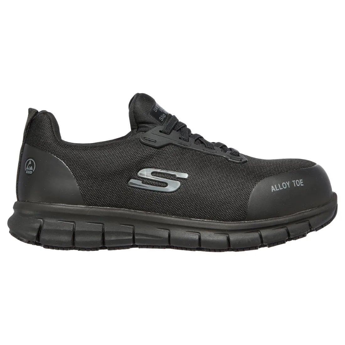 BB670-37 Skechers Womens Safety Shoe with Steel Toe Cap - Size 37 (UK 4)