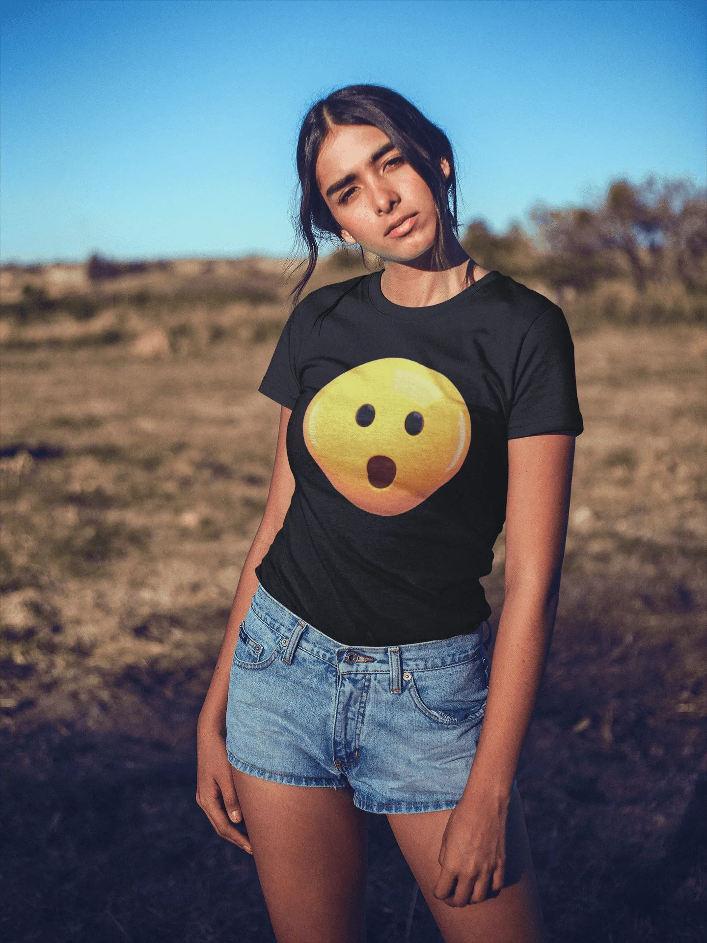 Bold Whatttttt Emoji Tee