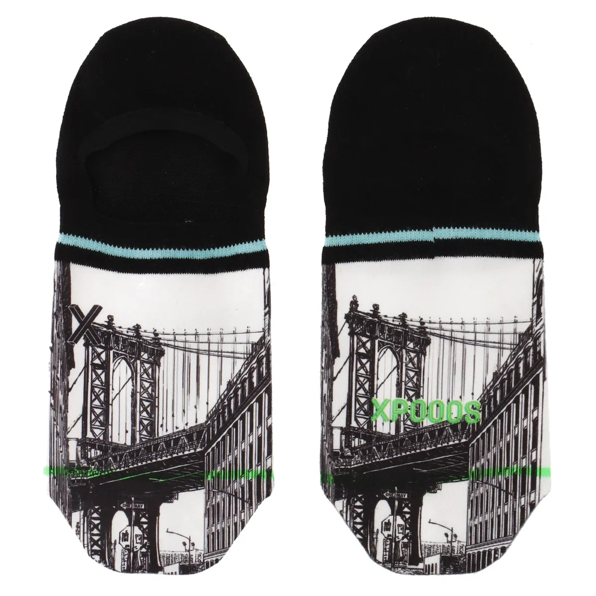 Brooklyn invisible heren footies