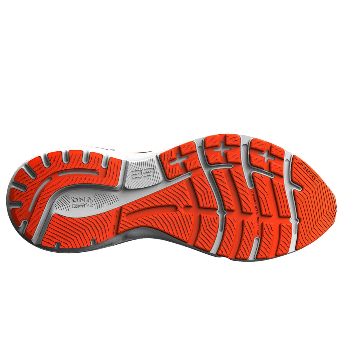 Brooks Adrenaline GTS 23 Mens | Peacoat/orange/surf the Web