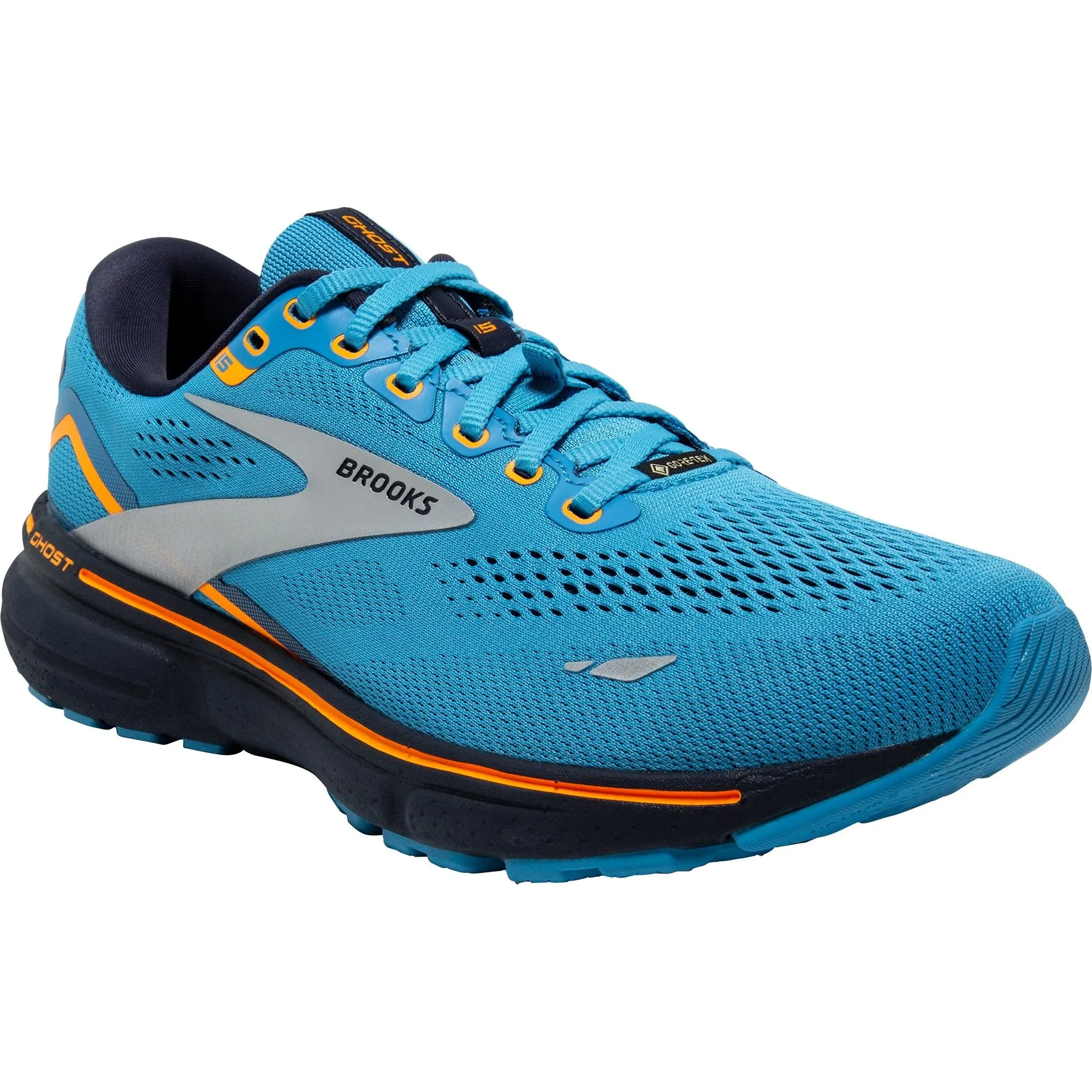 Brooks Ghost 15 GORE-TEX Mens Running Shoes - Blue