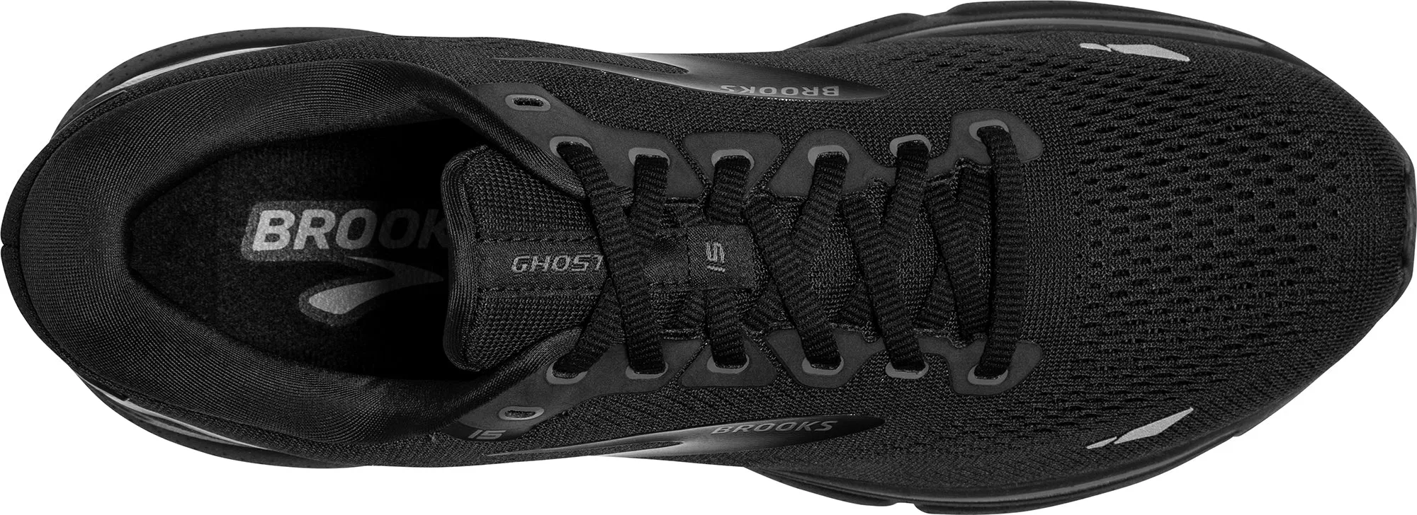 Brooks Ghost 15 Mens Running Shoes - Black