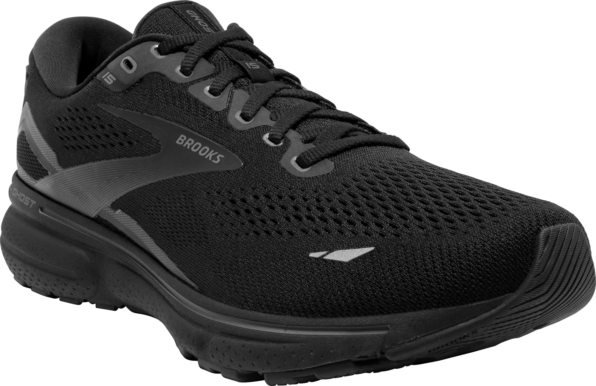 Brooks Ghost 15 Womens Running Shoes - Black