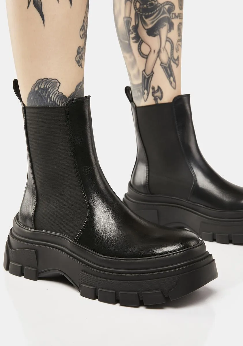 Cary Platform Chelsea Boots