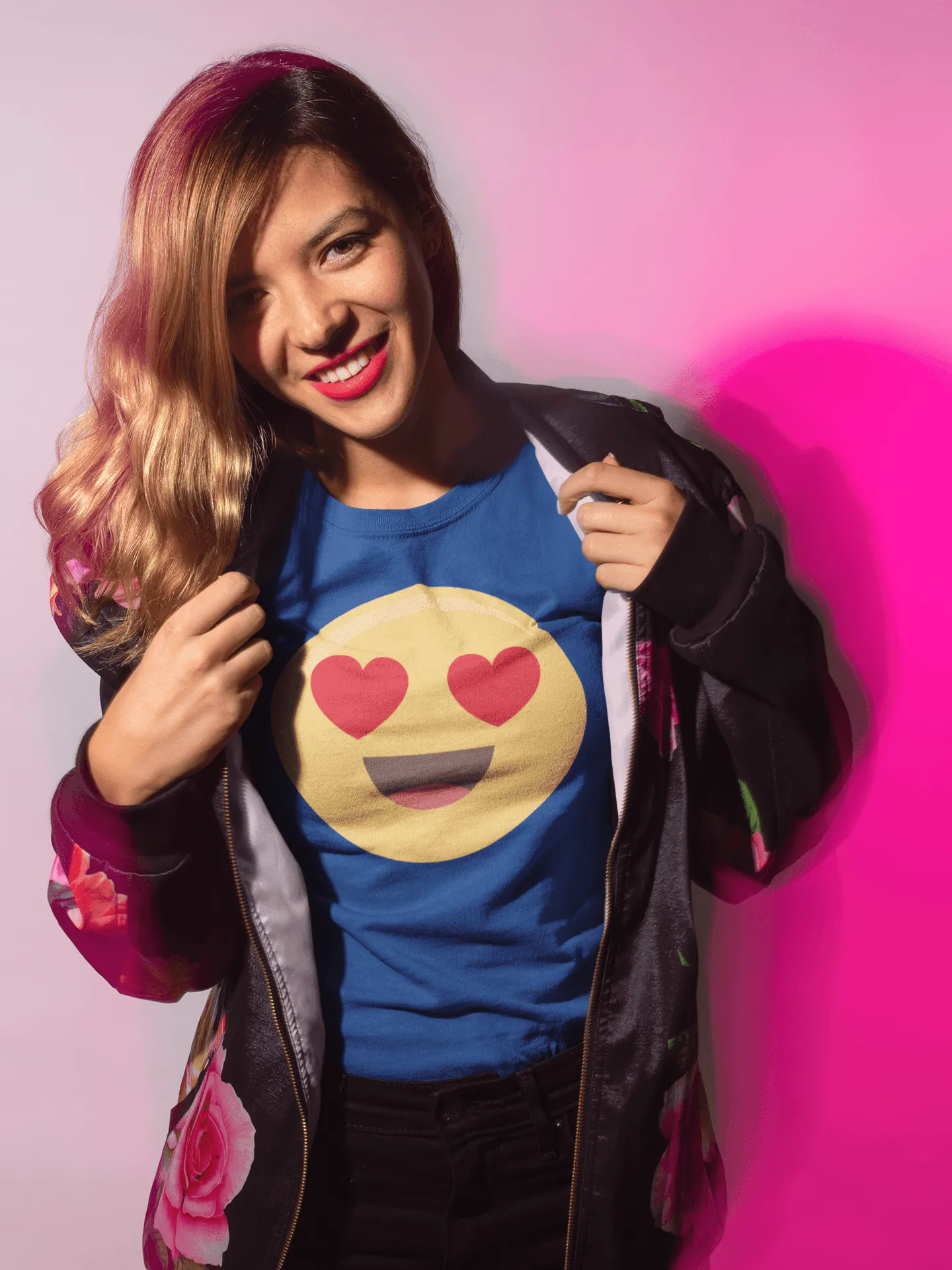 Charming Love Eyes Emoji Tee