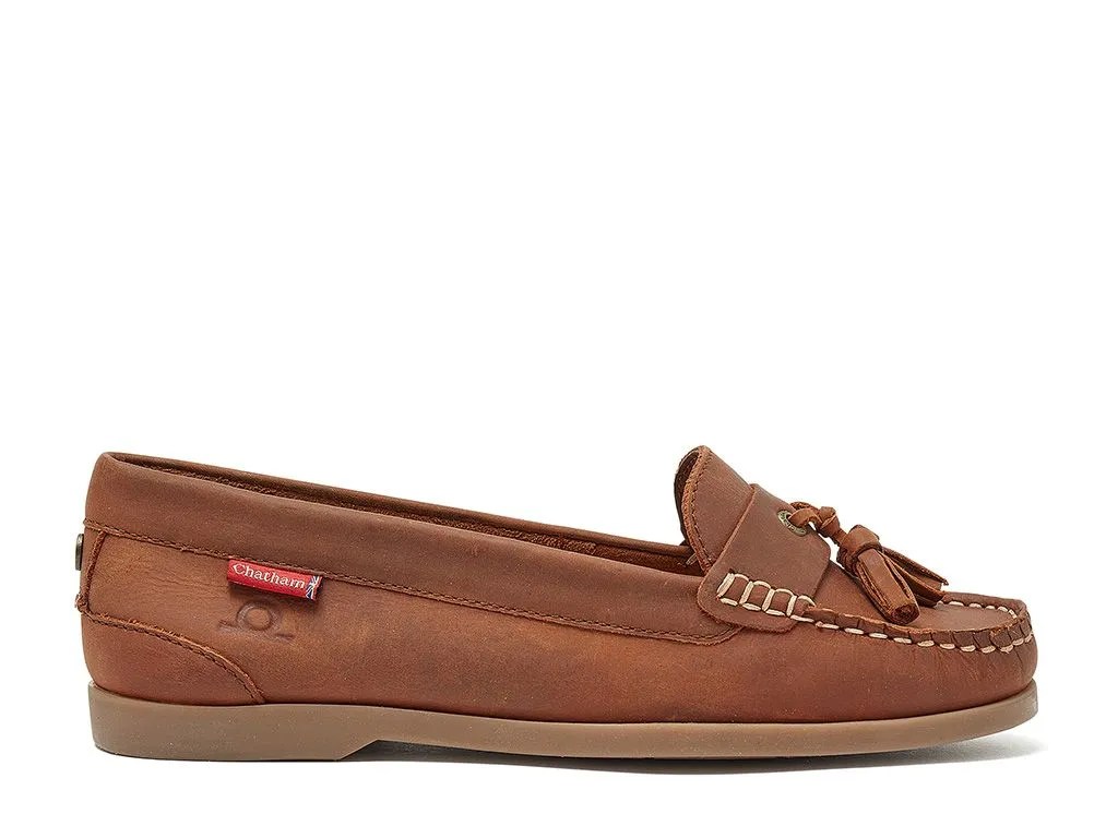 Chatham Arora Leather Tassel Loafers