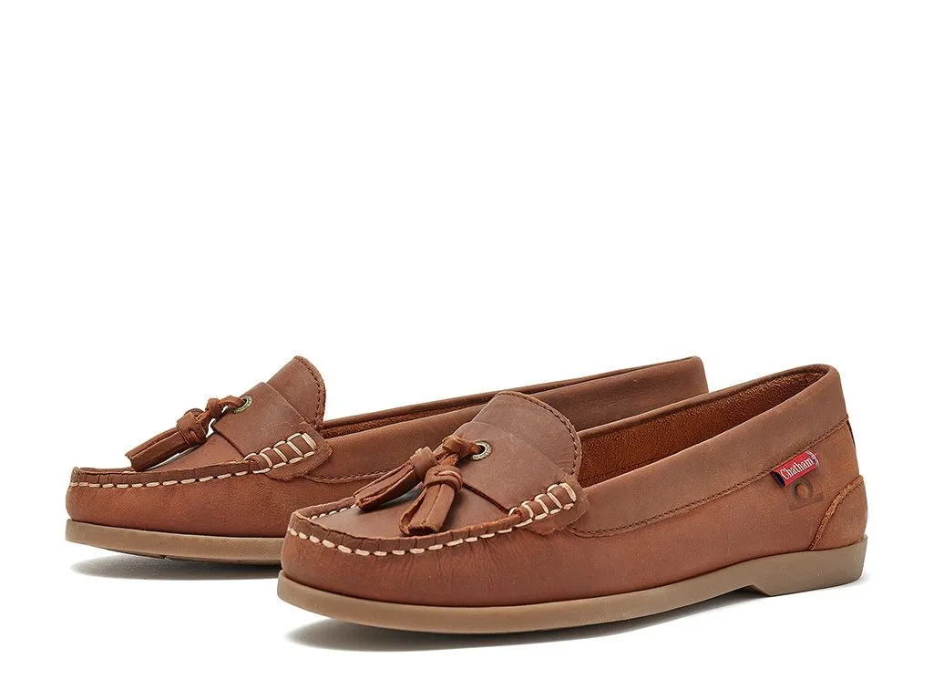 Chatham Arora Leather Tassel Loafers