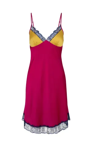 CHILLI SLIP DRESS {HOT PINK}