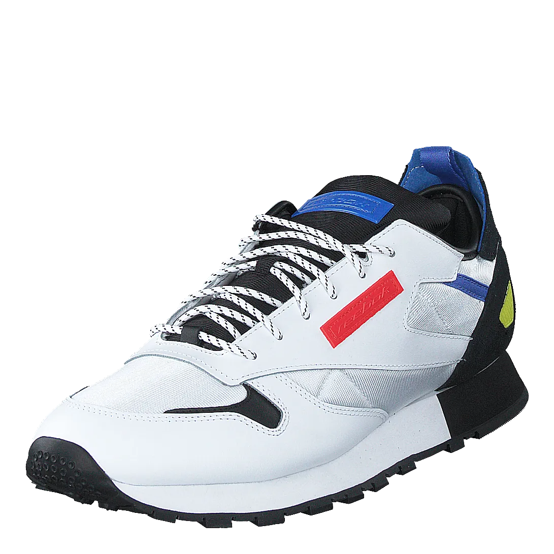 Classic Leather Reedux White/Black/Blubla