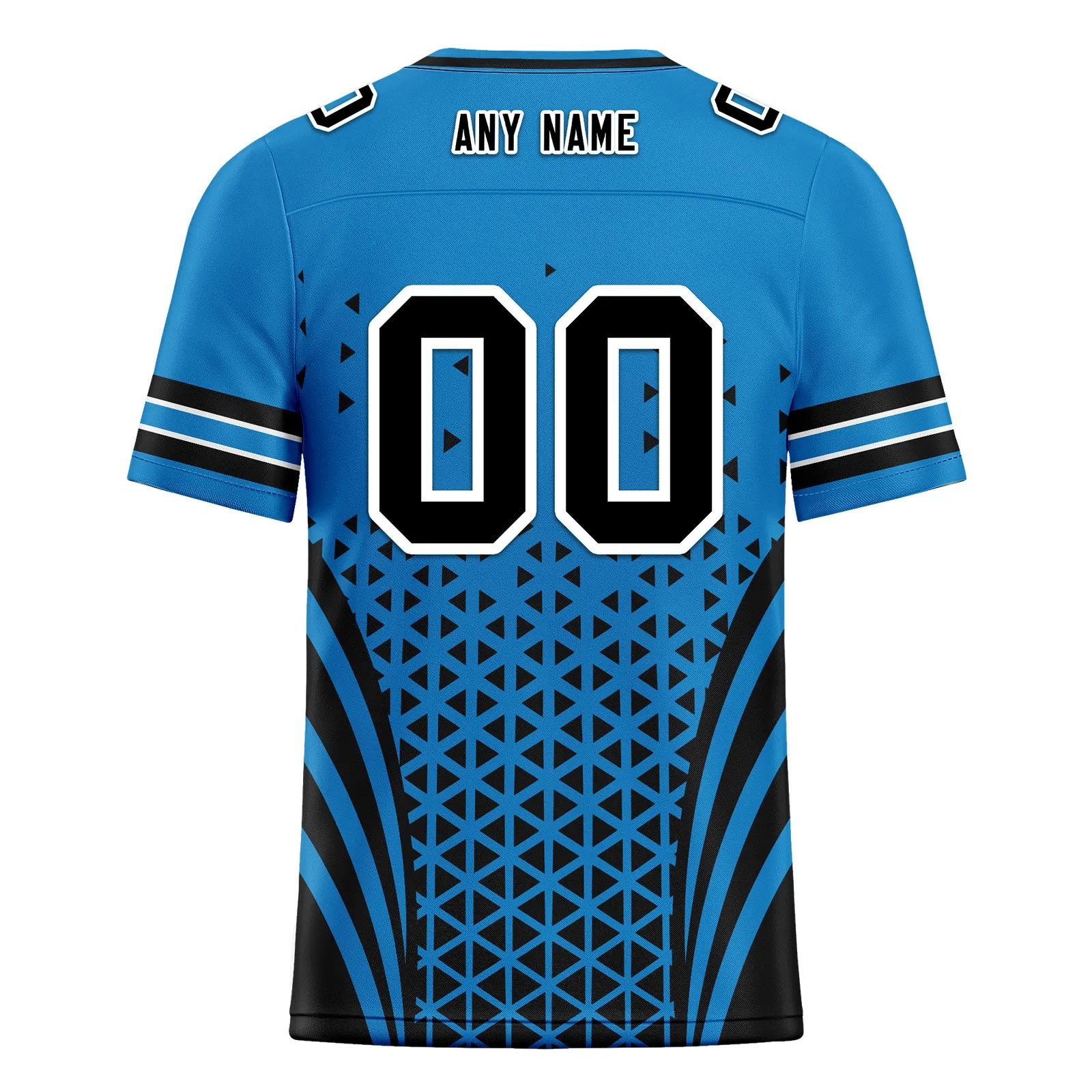 Custom Blue Black North Carolina Football Jersey and Sports Shoes Combo Offer Personalized Combo ZH-D023031-5