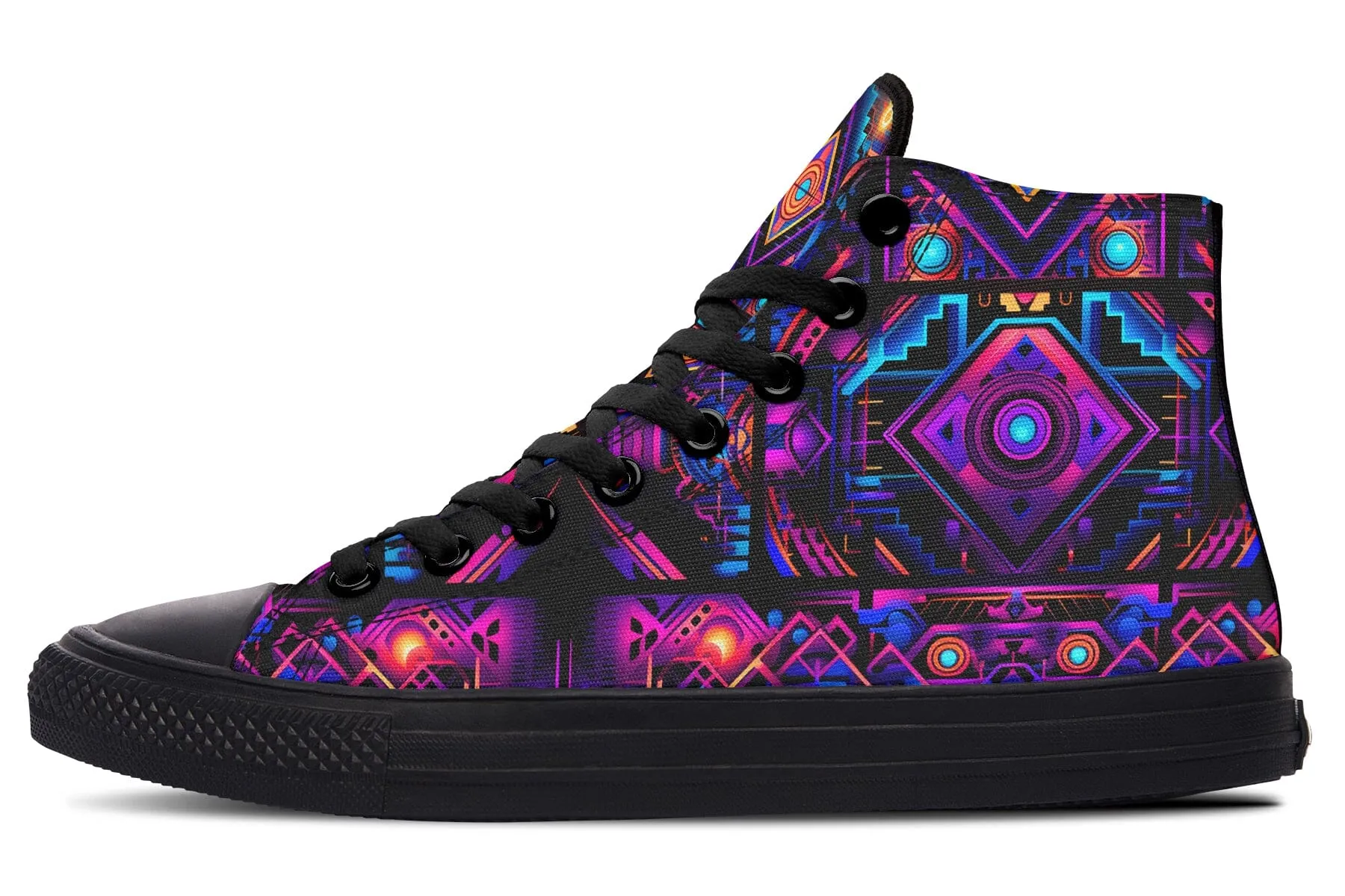 Cyber Grids High Top Shoes