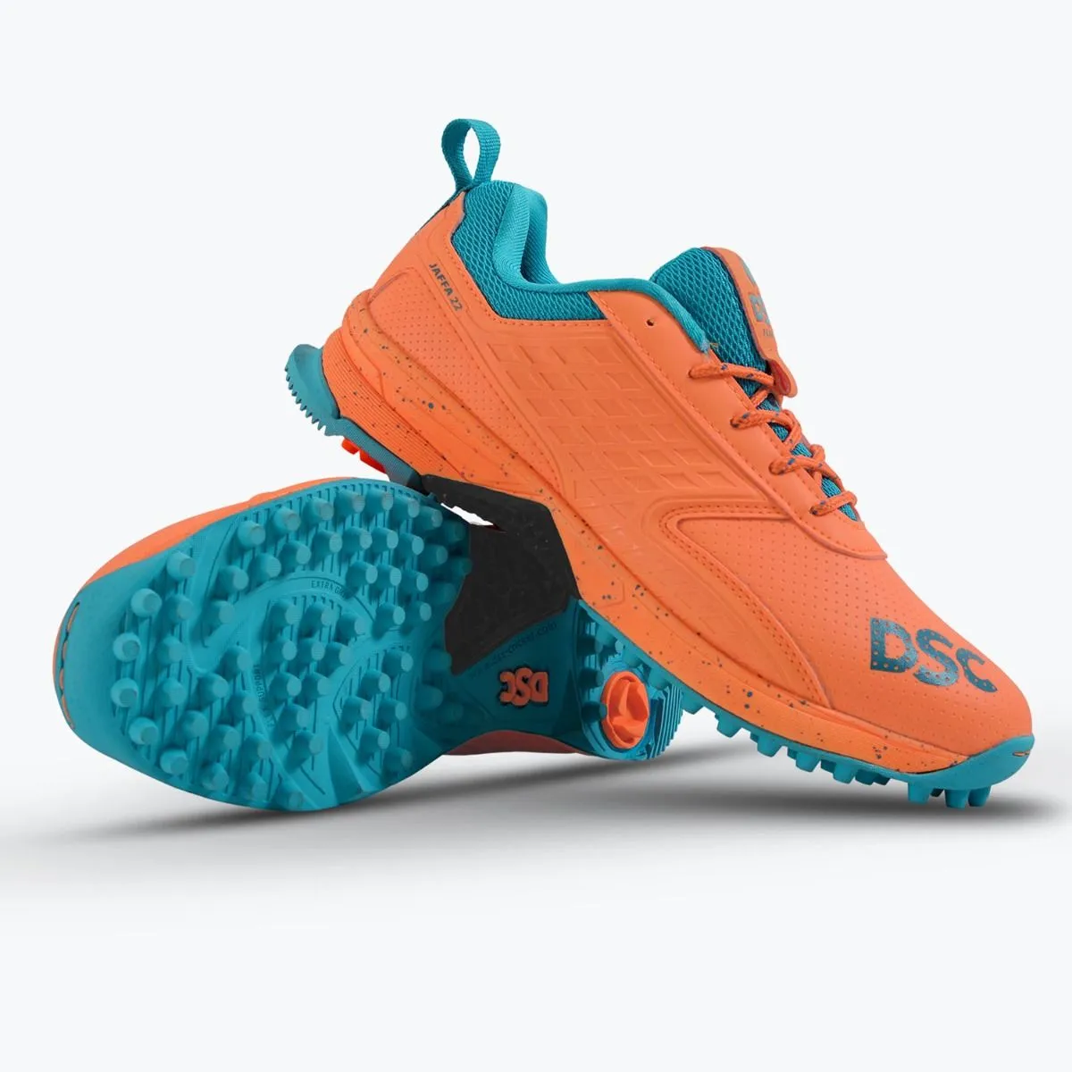 DSC Jaffa 22 Cricket Spike Shoes - Orange - DOD