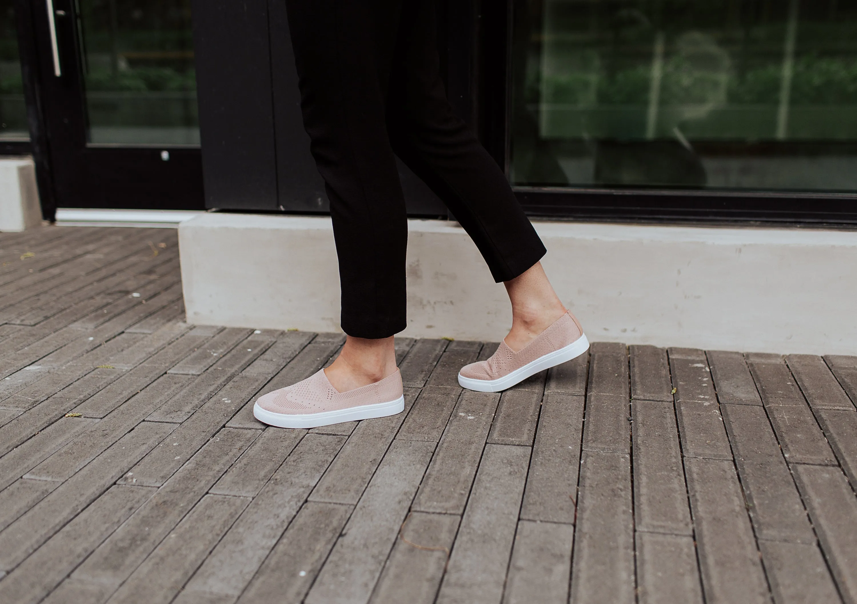 Earl Grey Slip on Sneaker in Mauve