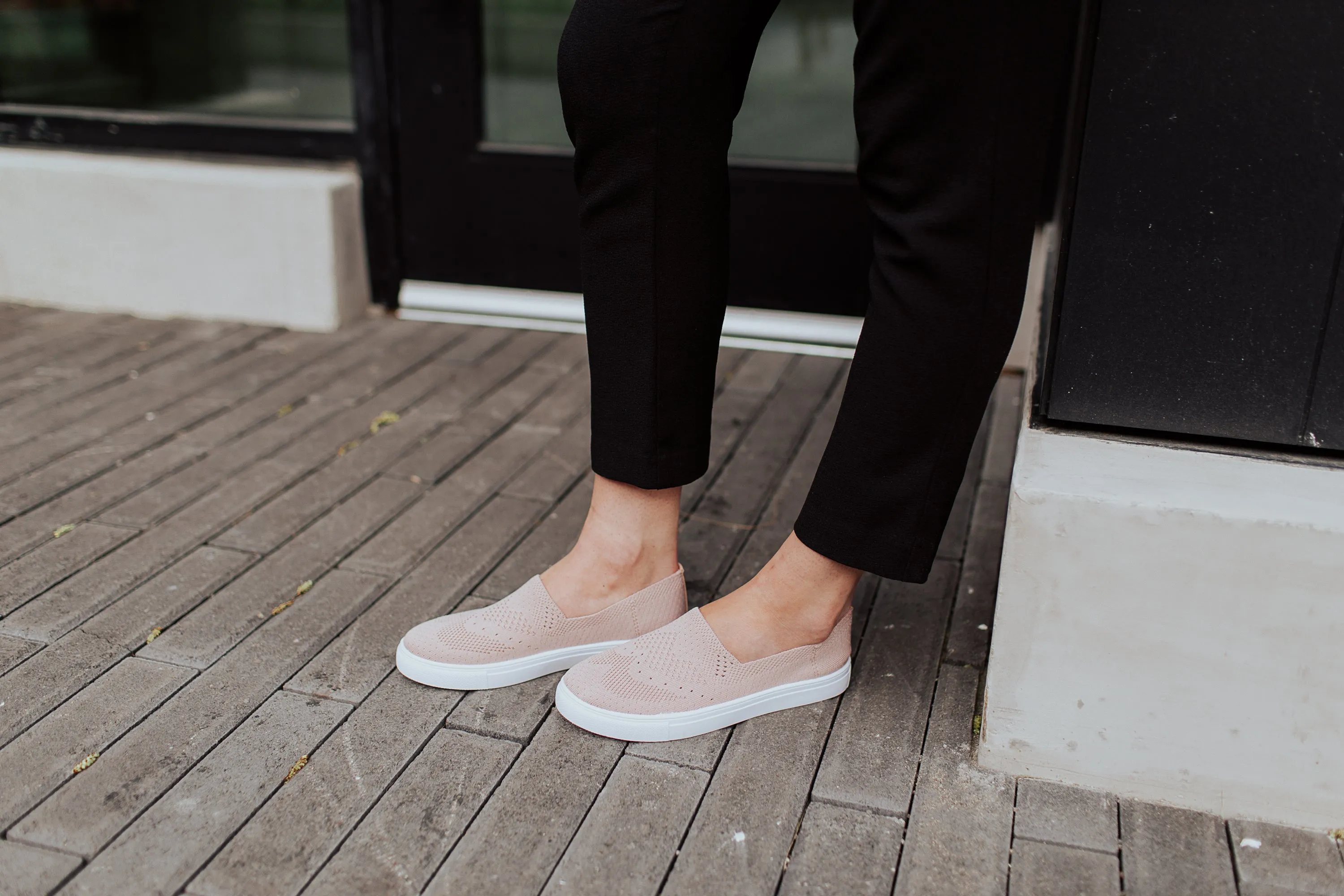 Earl Grey Slip on Sneaker in Mauve