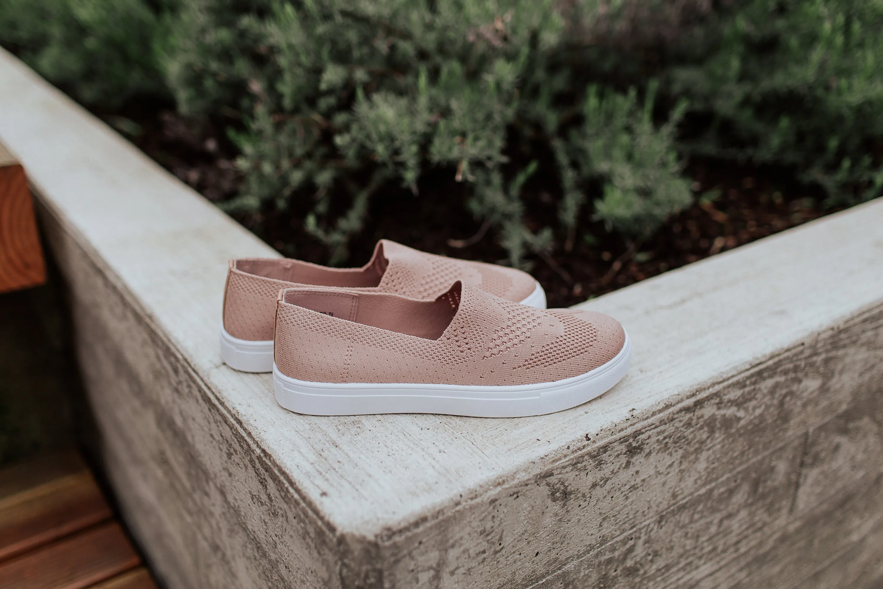 Earl Grey Slip on Sneaker in Mauve