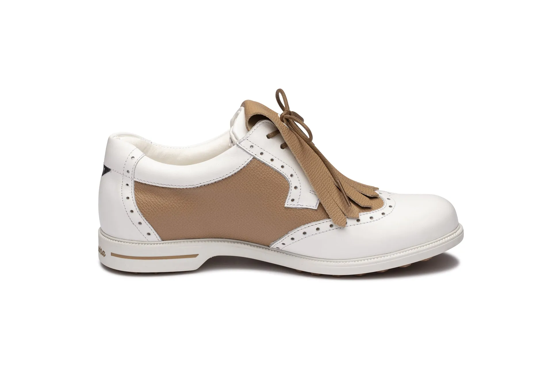 Florida 02  White|Beige   Women's Golf Shoes FL002 02