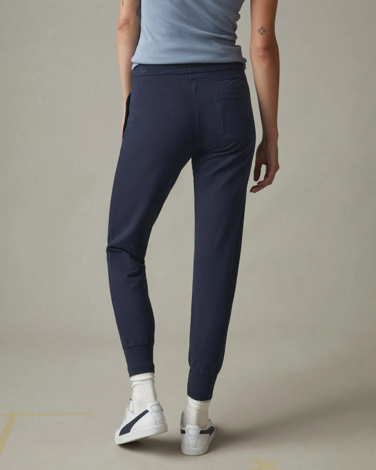 French Terry Jogger - Oxford Blue