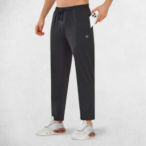 GPW Men’s Lightweight Athletic Joggers with Zipper Pockets for Gym & Running