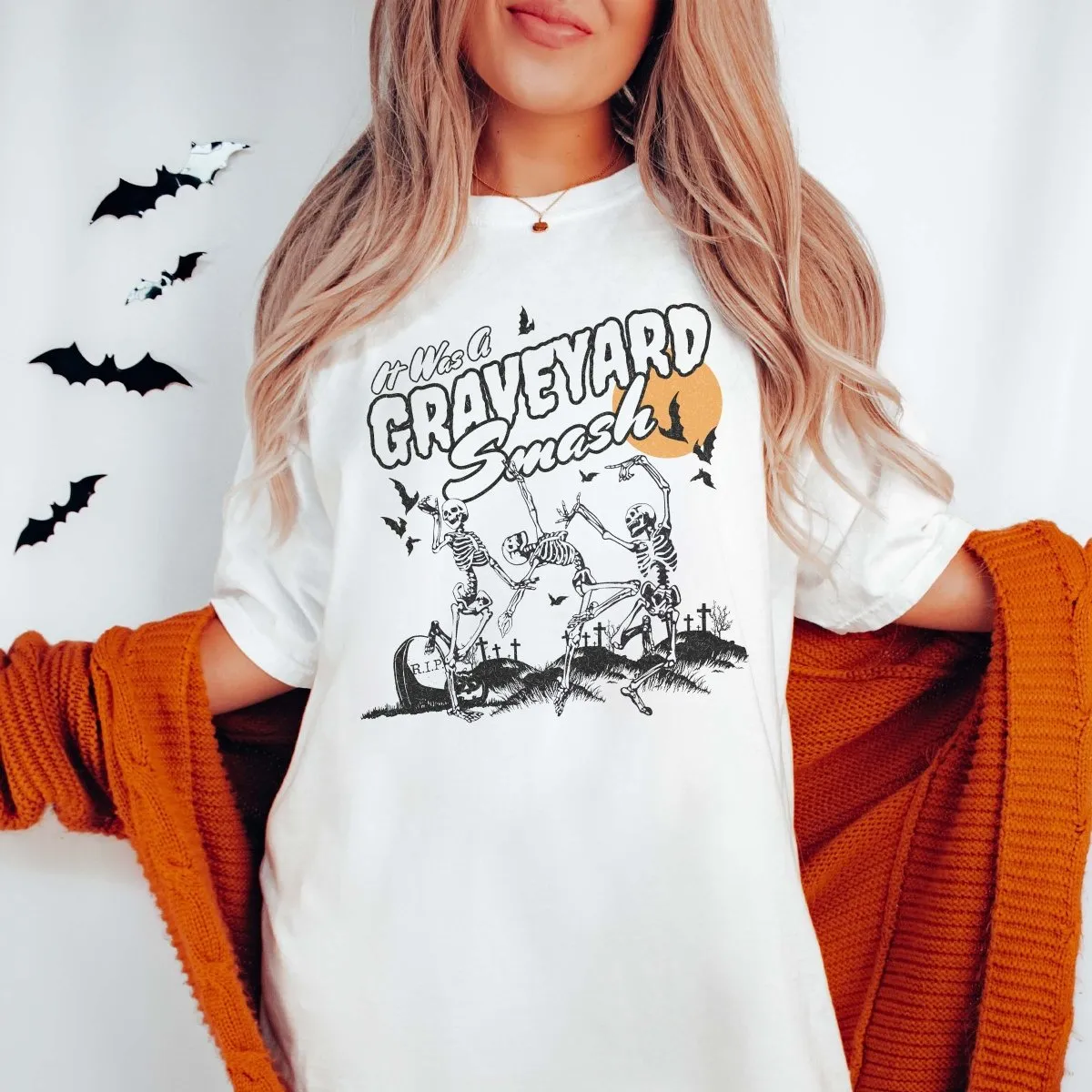 Graveyard Smash Wholesale Comfort Color Graphic Tee - Quick Shipping