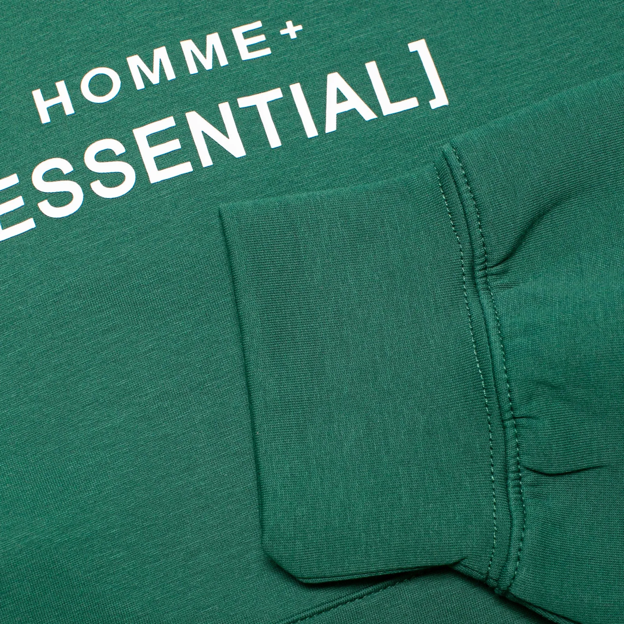 HOMME  Lightweight 'ESSENTIAL' Hoodie Green