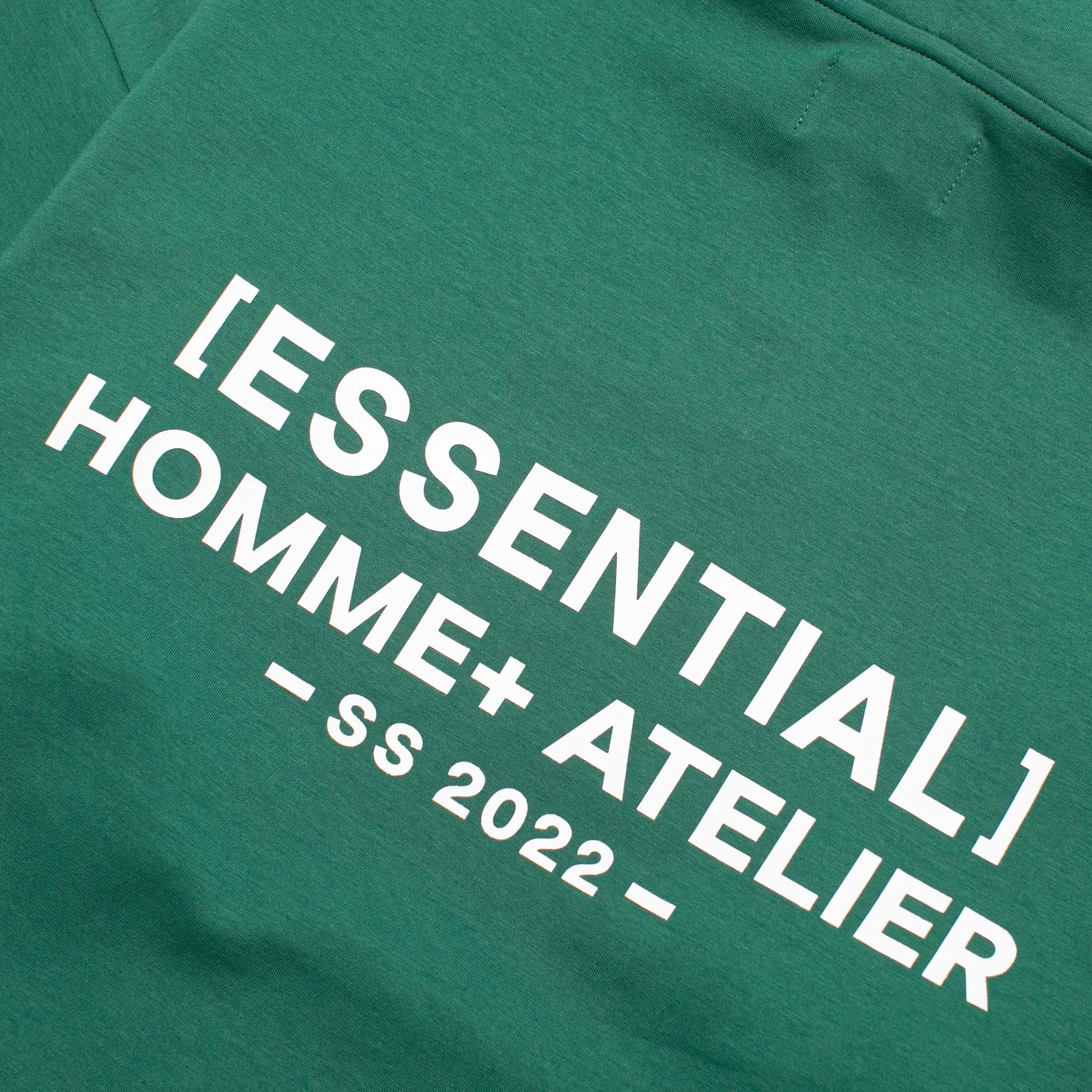 HOMME  Lightweight 'ESSENTIAL' Hoodie Green