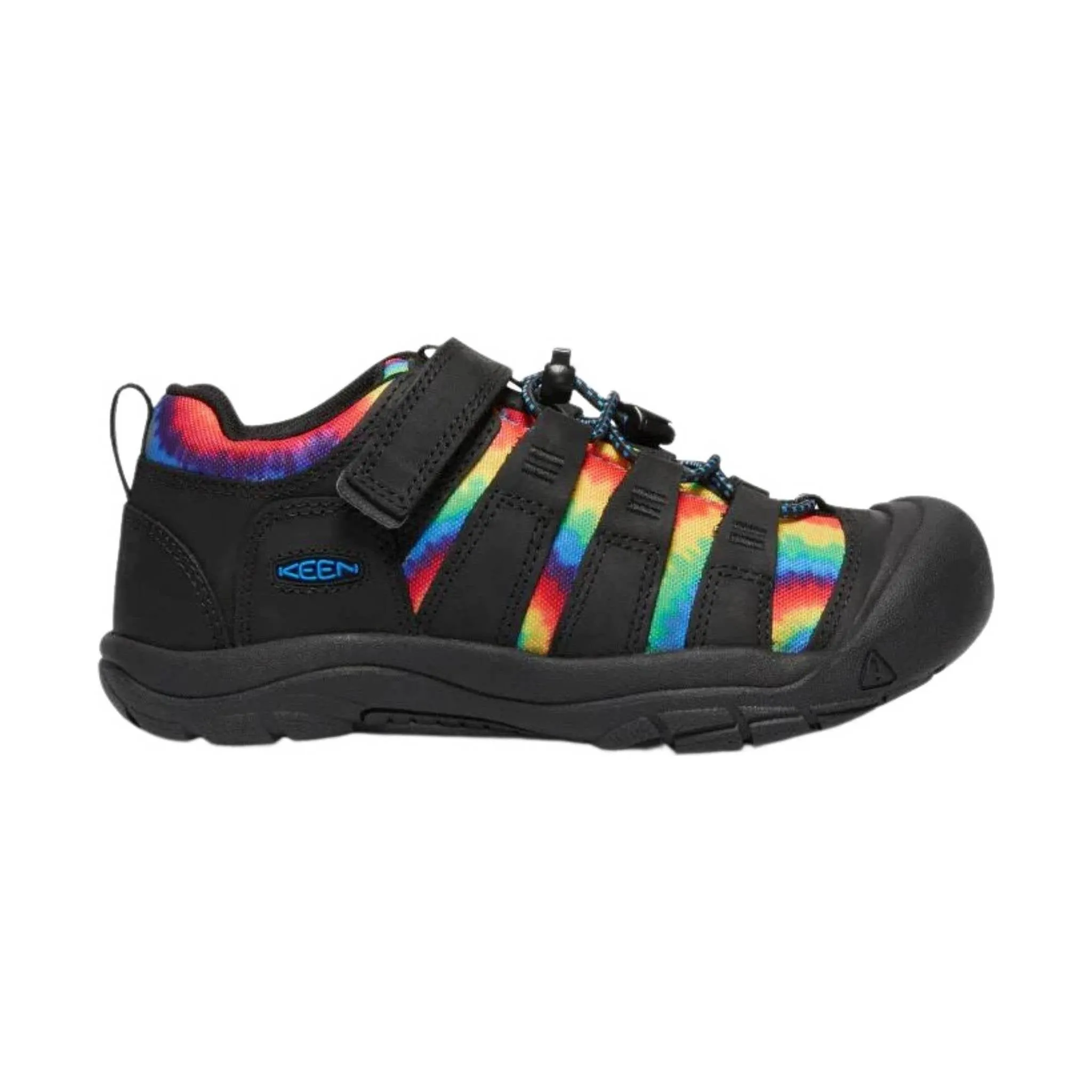 KEEN Big Kids' Newport Shoe - Black/Original Tie Dye