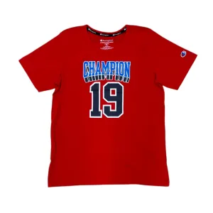 Kids Champion Junior Sporty Red Graphic Tee