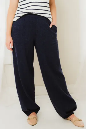 Knitted High Waist Joggers