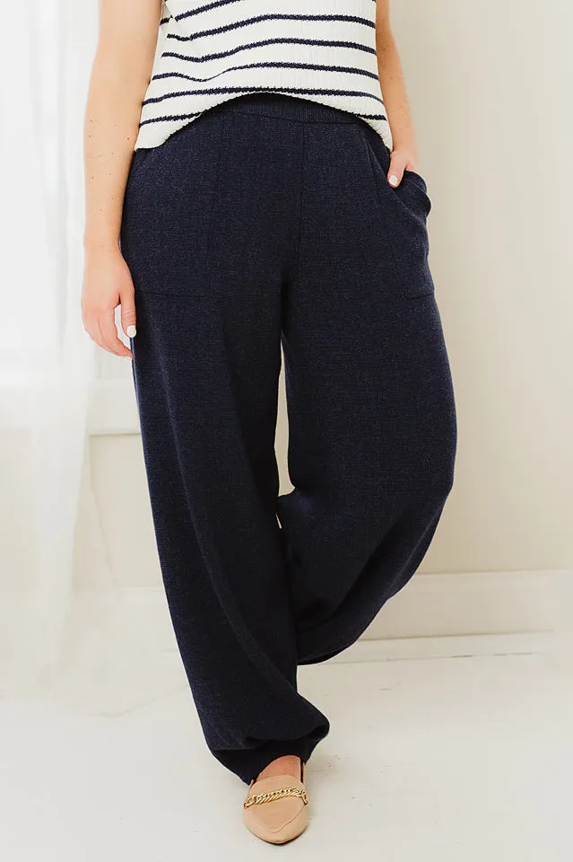 Knitted High Waist Joggers