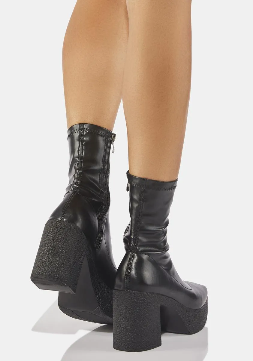 Know It All Platform Boots