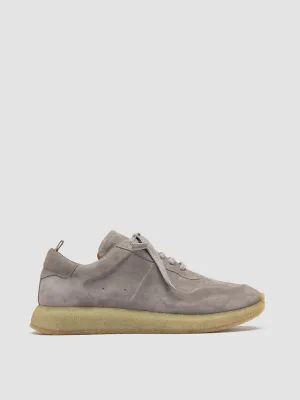 LEGEND 001 - Grey Suede Low Top Sneakers