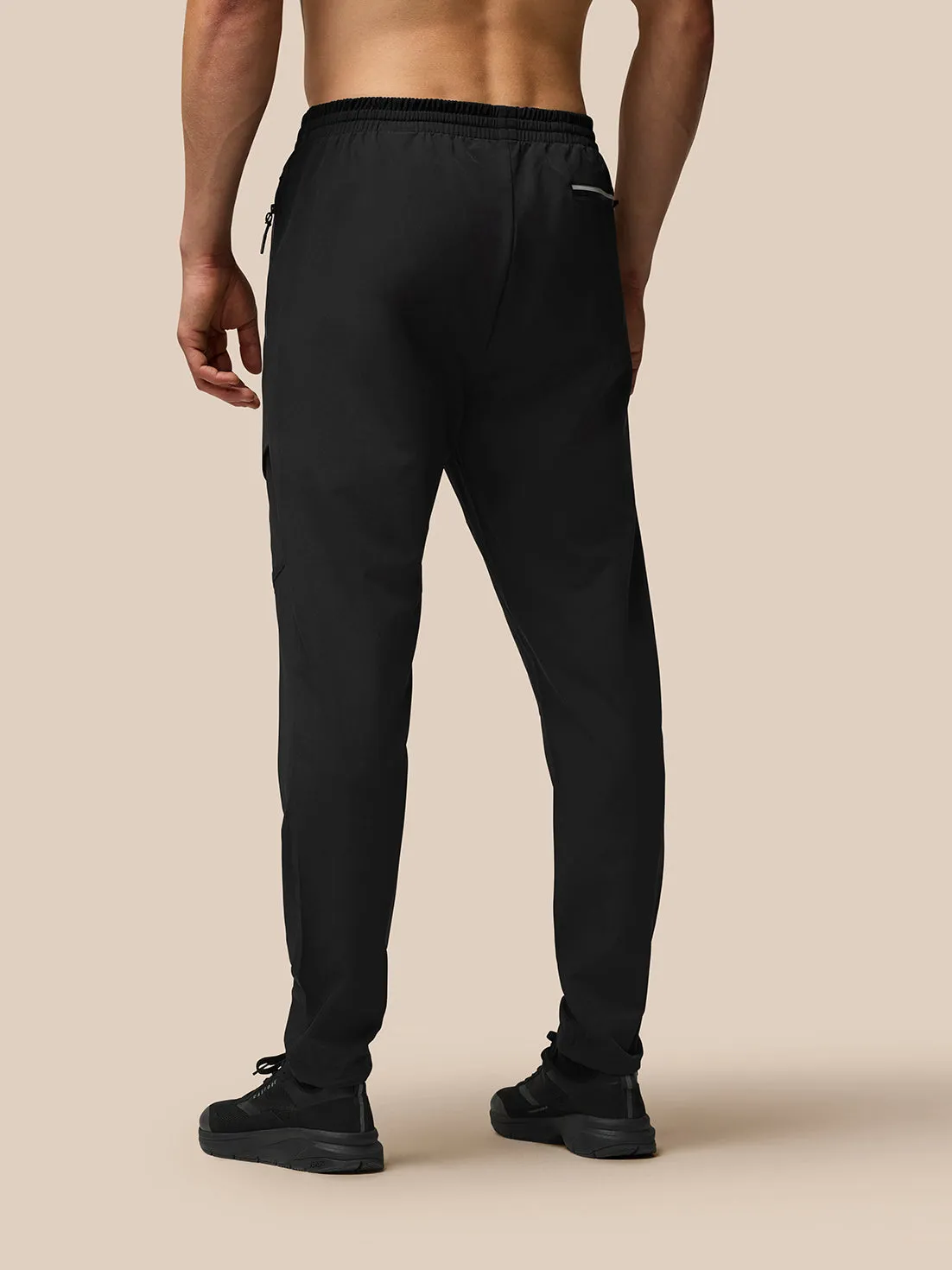 Lightweight Flex Cargo Joggers - Black