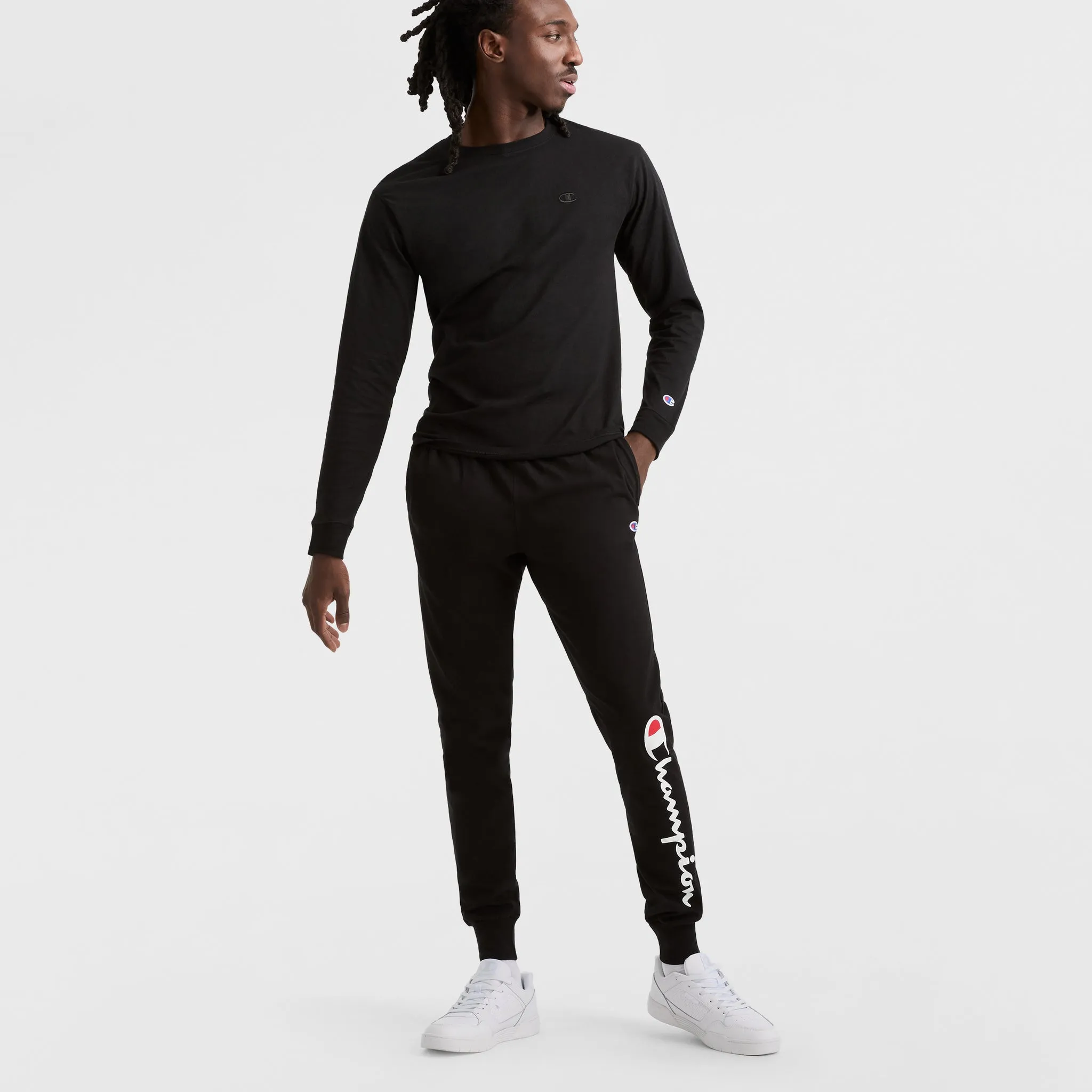 Lightweight Lounge Joggers, Script Logo