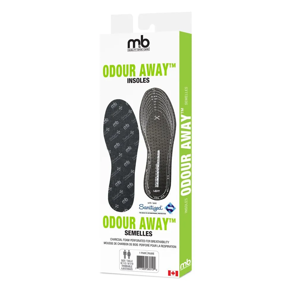 M & B ODOUR AWAY™ INSOLES - One Size Fits Most