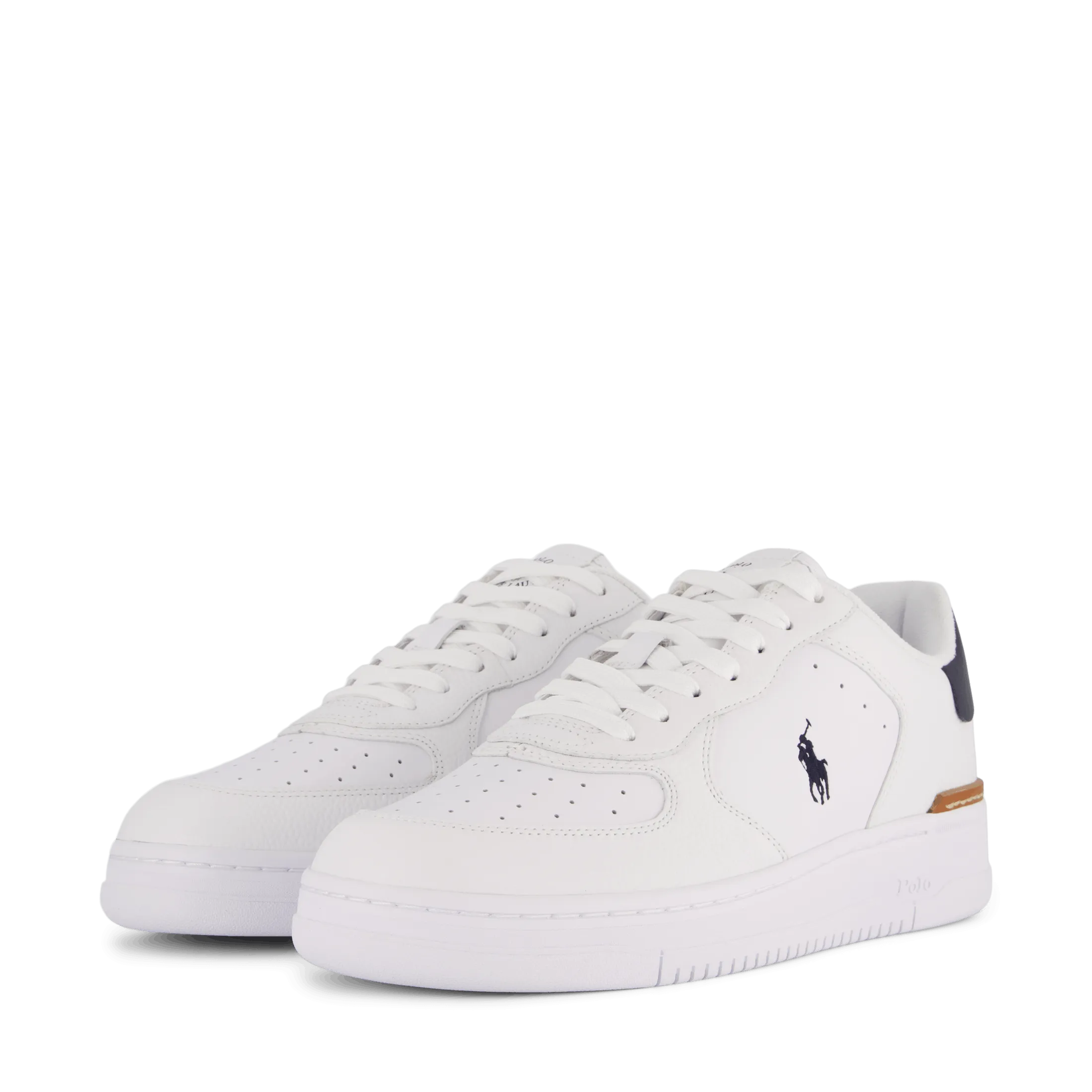 Masters Court Leather Sneaker White/Navy PP