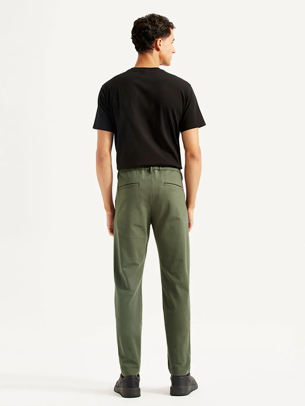 Men's Olive Slim Fit Tech Pant Chinos