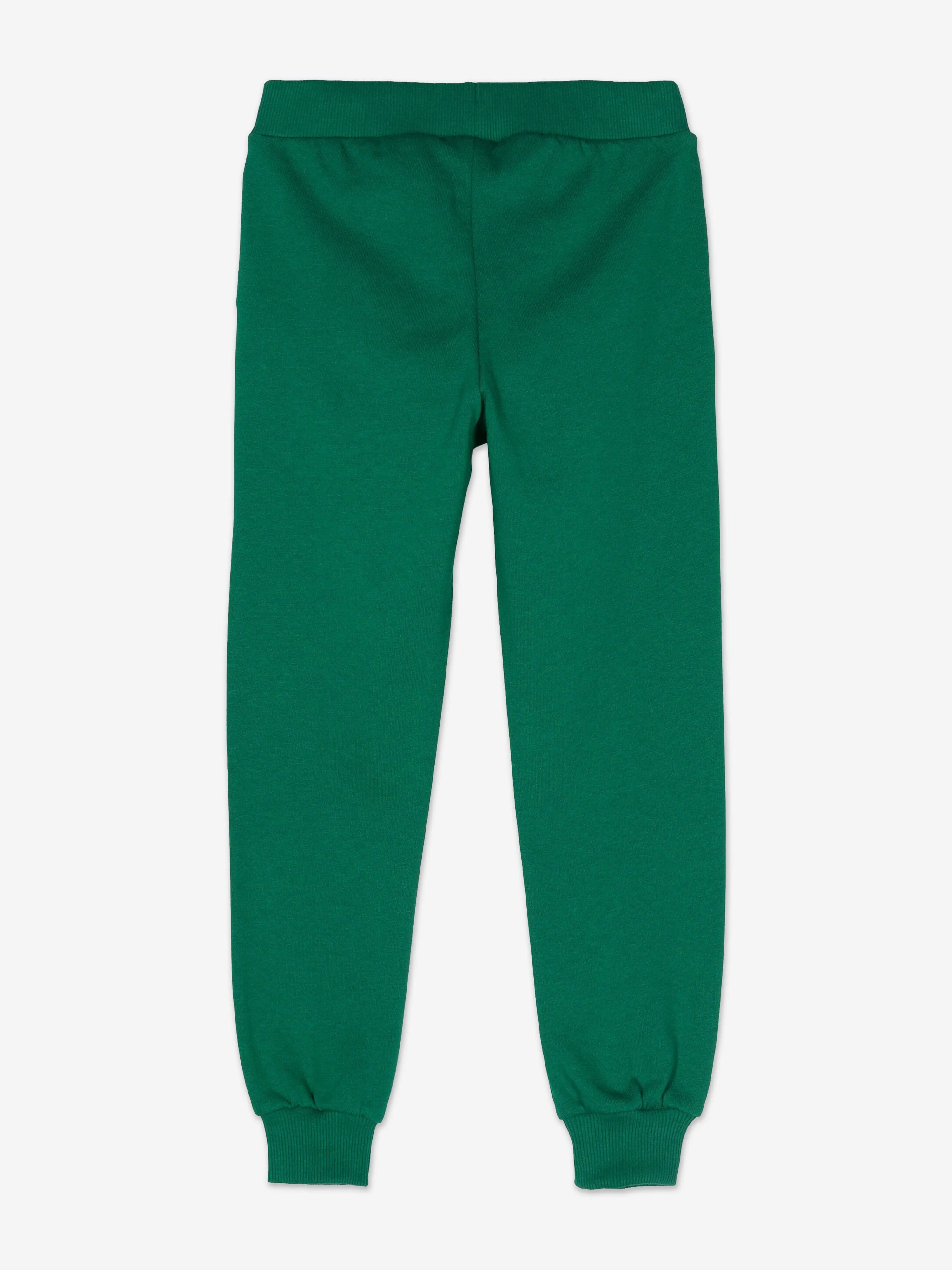 Moschino Kids Teddy Bear Logo Joggers in Green