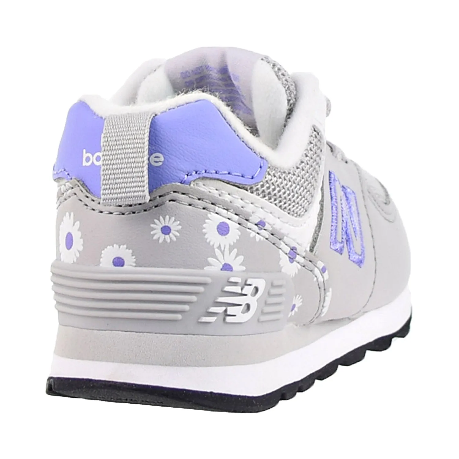 New Balance 574 Bungee Toddler's Shoes White-Grey-Purple