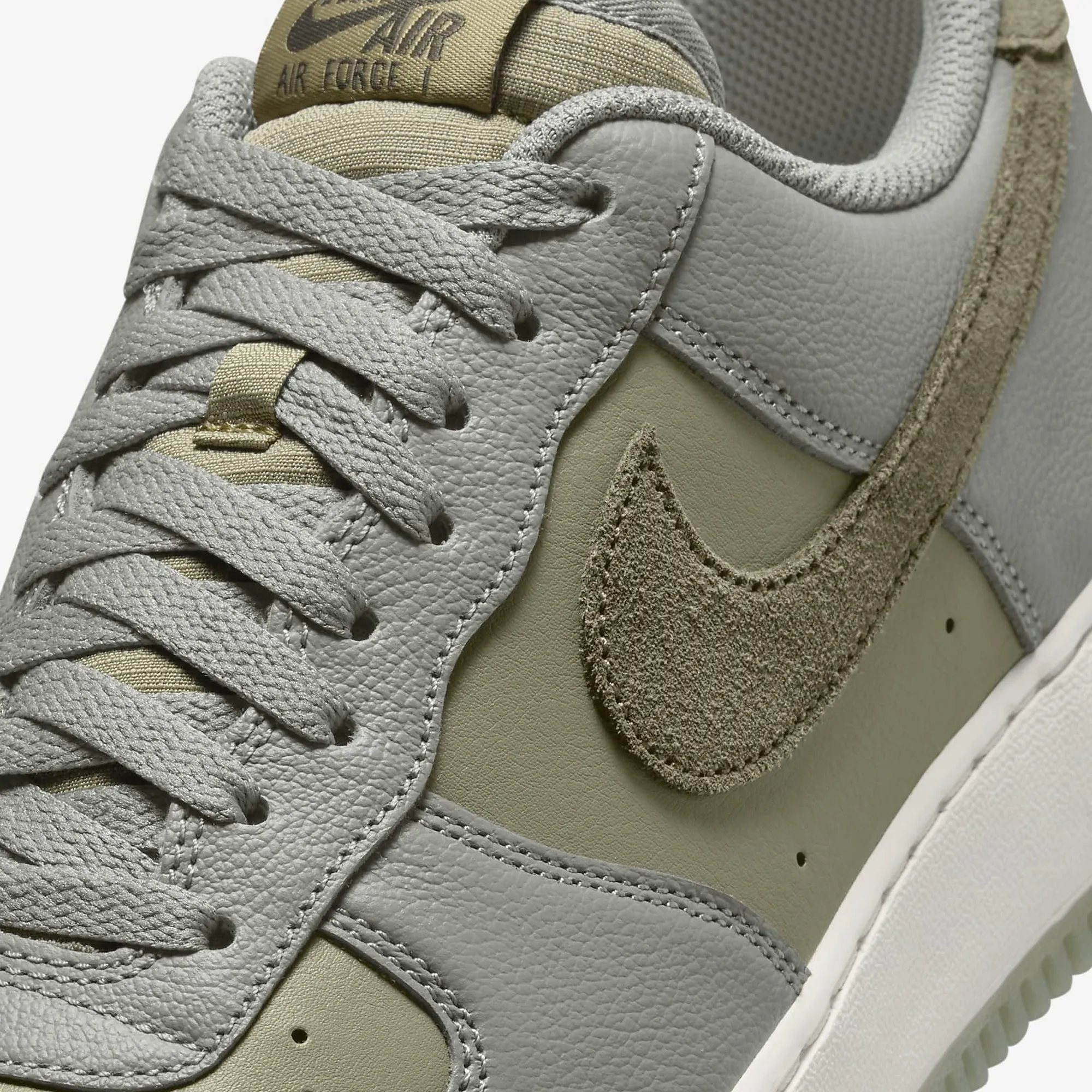 Nike | AIR FORCE 1 '07 LV8 { DARK STUCCO/MEDIUM OLIVE-NEUTRAL OLIVE