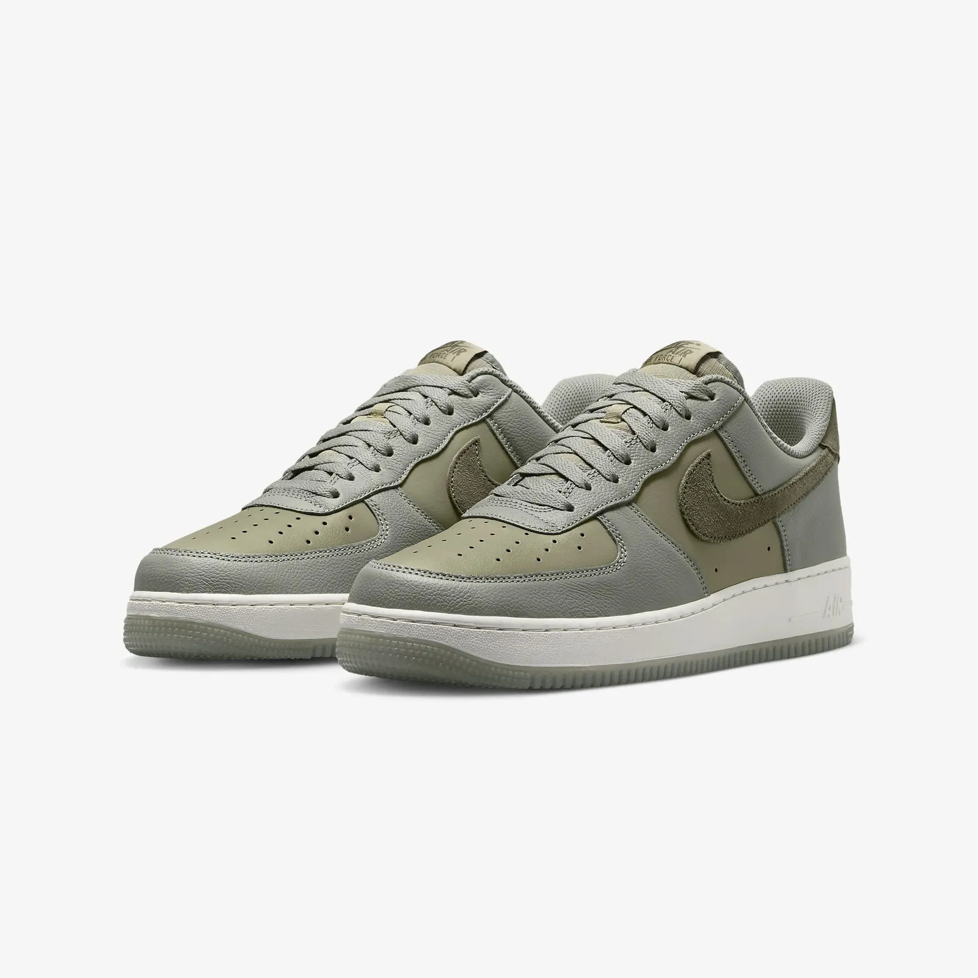 Nike | AIR FORCE 1 '07 LV8 { DARK STUCCO/MEDIUM OLIVE-NEUTRAL OLIVE