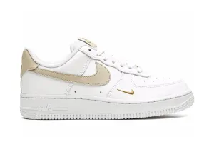 Nike Air Force 1 Low Essentials Toe Swoosh White Rattan