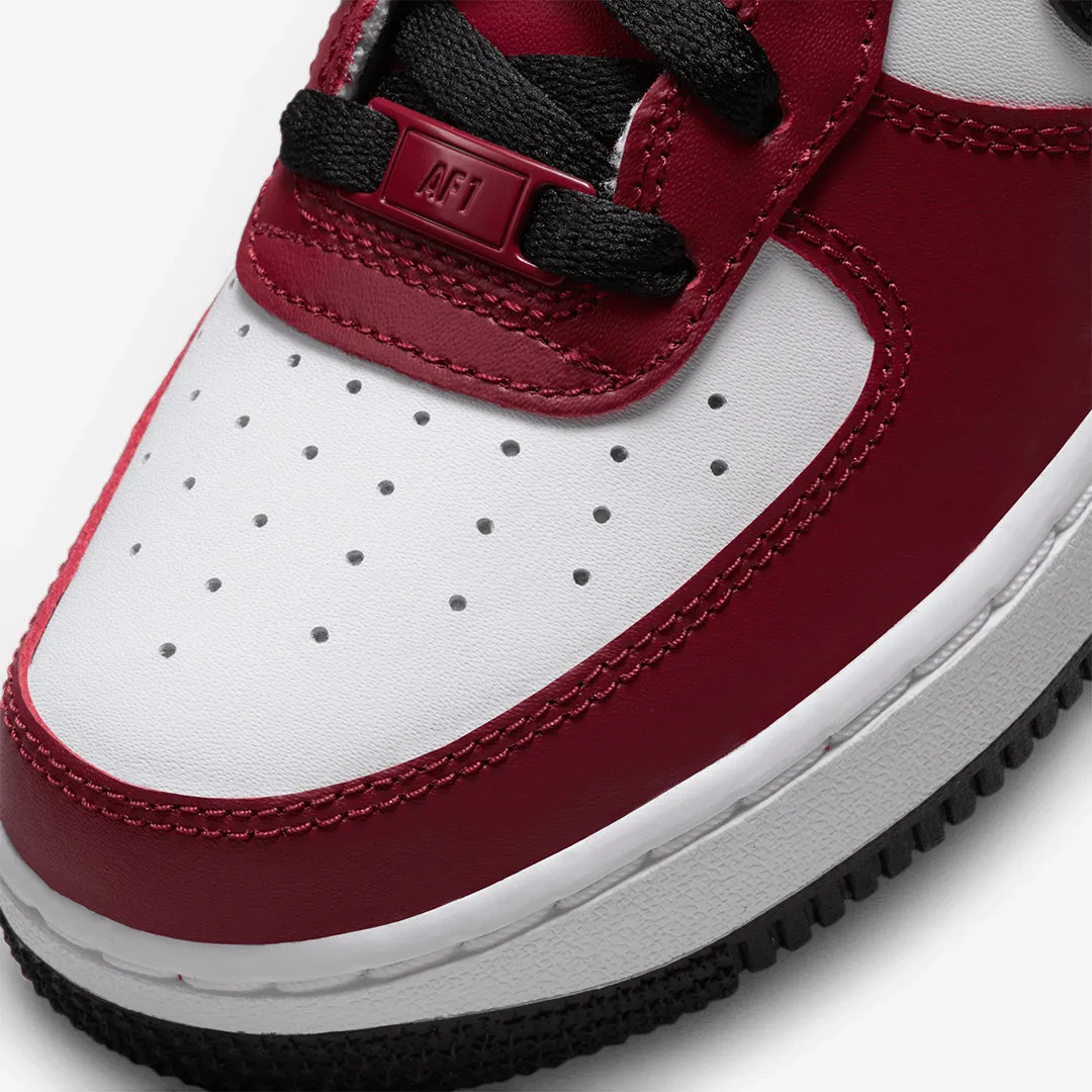 Nike | AIR FORCE 1 LV8  { TEAM RED/BLACK-WHITE