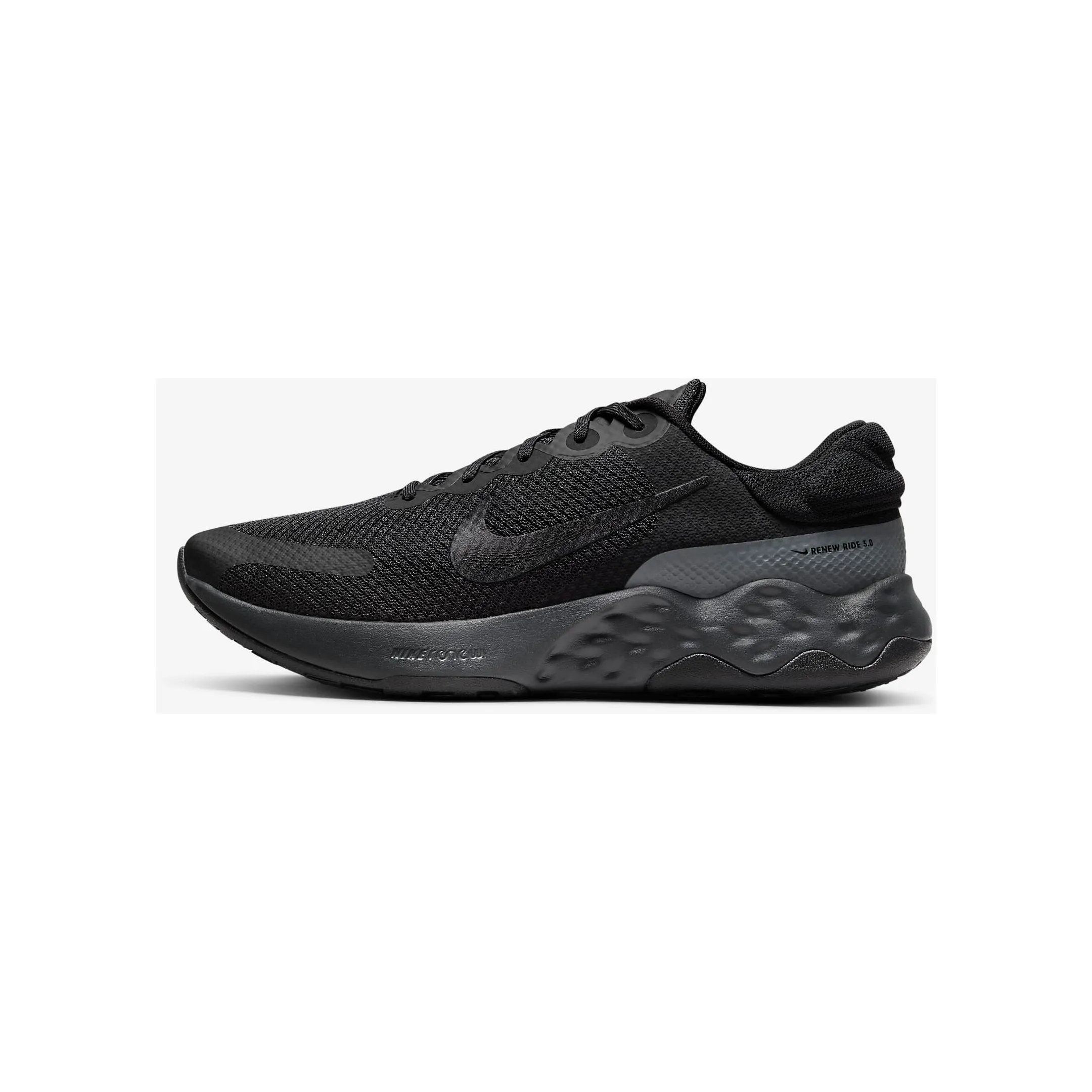 Nike Men's Renew Ride 3 Shoes - Black / Dark Smoke Grey / Iron Grey