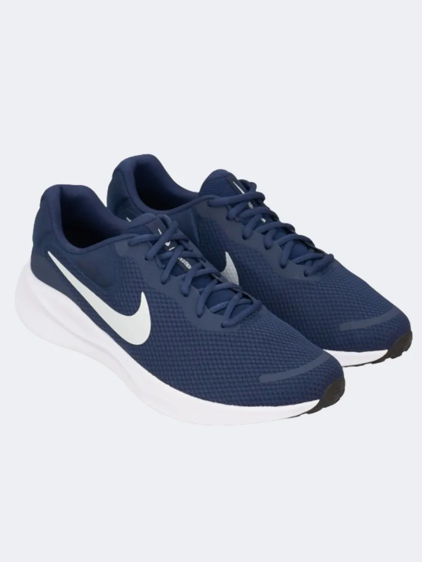 Nike Revolution 7 Men Running Shoes Navy/Black/White