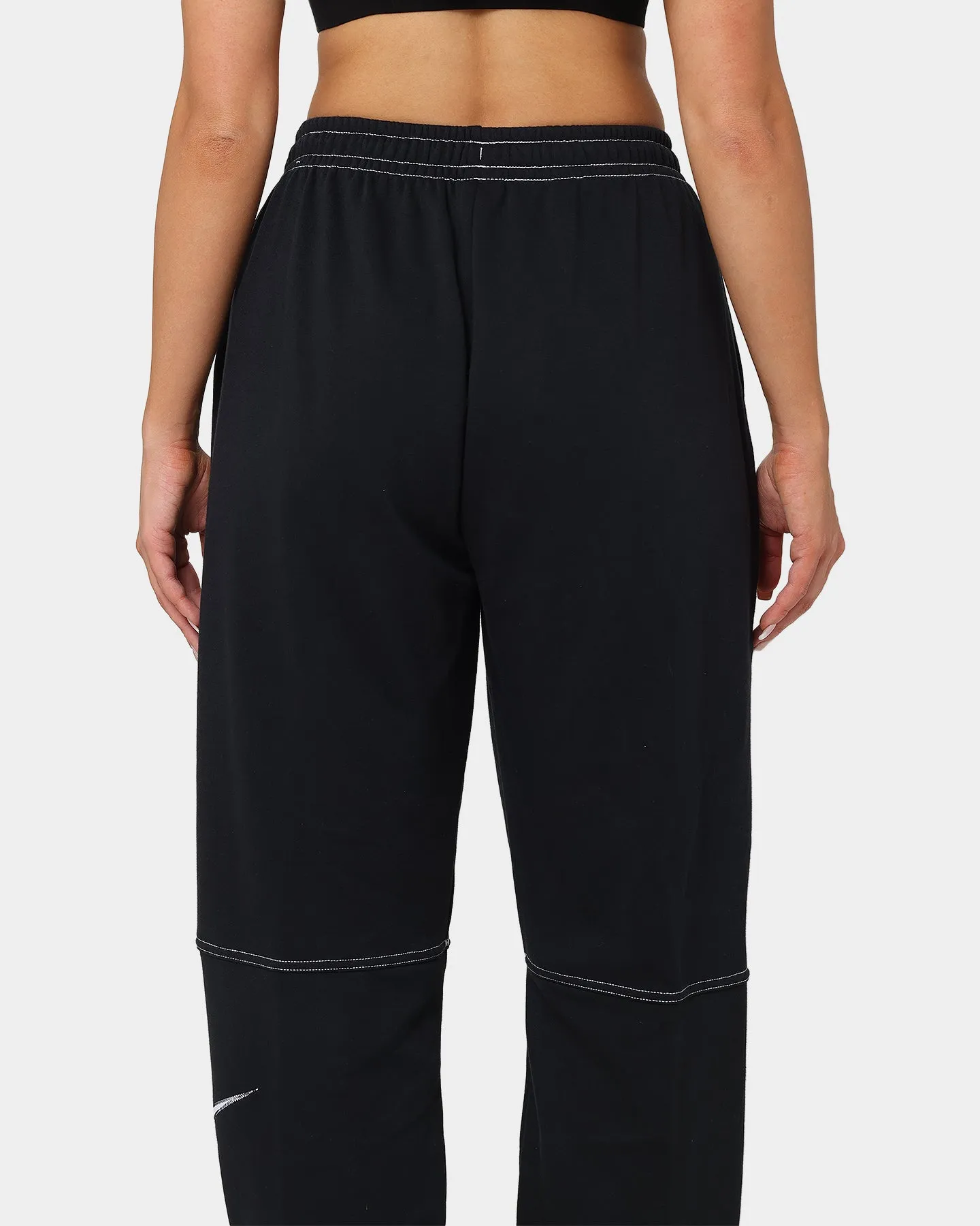 Nike Women's Sportswear Swoosh High-Rise Joggers Black/Black/Black